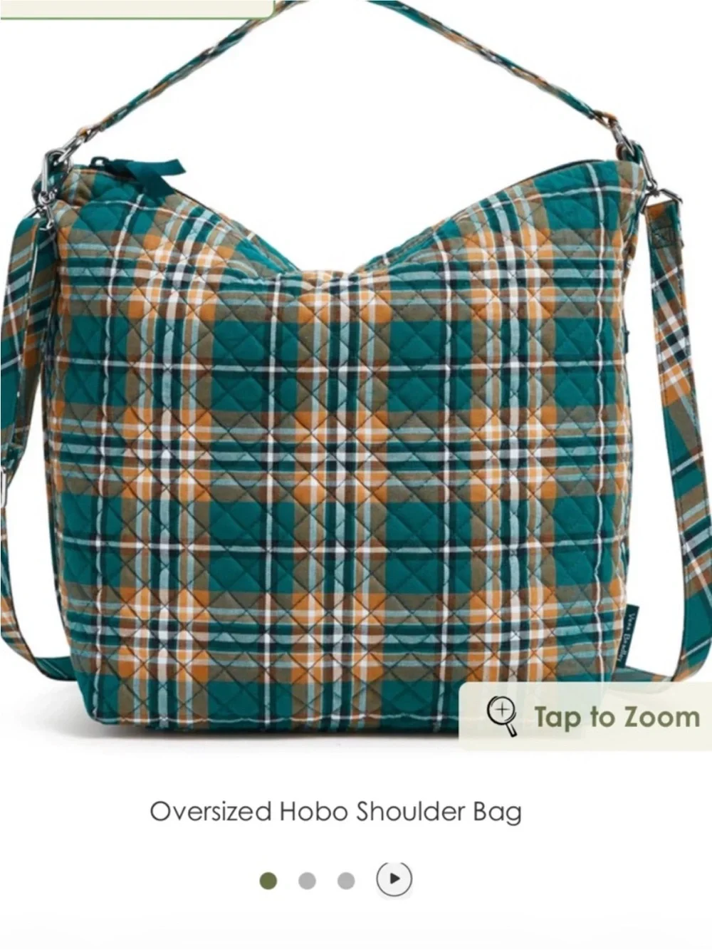 🍂 📚 Brand New With Tags Oversized Hobo Shoulder Bag in Cotton